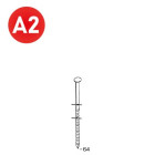 Carton de 7200 Coils 25/27 x 64 annelées INOX - 16F25649