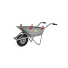 Brouette easy rider 80L,  roue pneumatique, anneau de levage