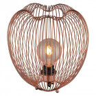 Lampe de table cuivre leeds 1 lumières