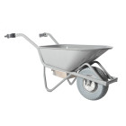 Brouette electrique  M-135 en acier caisse arrondie renforce