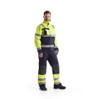Pantalon hiver multinormes Marine/Jaune-Fluo 18691514 -Taille au choix