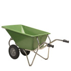 Brouette Noka 160 en alu avec 2 roues pneumatiques