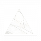 Carrelage triangulaire imitation marbre blanc 23,2 x 20,1 cm varenna 