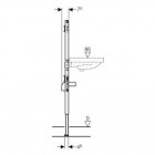 Bâti-support duofix geberit lavabo - robinetterie murale apparente