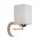 Applique murale dorée megapolis 1 ampoule 14 cm