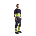 Pantalon de travail artisan x1900 haute visibilité blaklader +stretch - Couleur au choix
