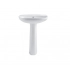Lavabo polo 56x45 blanc