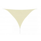 Vidaxl parasol en tissu oxford triangulaire 3,6 x m crème
