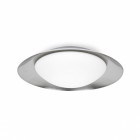 Plafonnier blanc nickel side