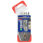 6 Forets métaux HSS taillé meulé affûtage Tivoly Smart Point Ø 1 à 8mm - TIVOLY - 11457070002