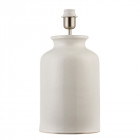 Lampe brampton, céramique ivoire, 41 cm, sans abat-jour