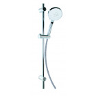 Ensemble de douche 1100 mm inox réglable commprenant douchette 3 fonctions flexible de douche 1750 mm