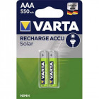 2 piles rechargeables aaa 550mah varta accu solar (56733101402)