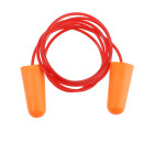 Bouchons d'oreilles PU Orange SNR 38dB avec cordon - Boite de 200 paires - SINGER FRERES - 200B38C
