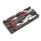 Module abs 1/3 de 4 pinces étau, multiprise, demi-ronde droite, universelle SAM - P18J4M