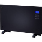 Radiateur électrique design noir écran led ecran led