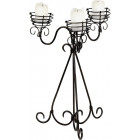 Bougeoir arabesques 3 bougies