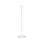 Suspension blanche side 1 ampoule h154 cm