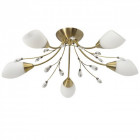 Plafonnier laiton megapolis 5 ampoules 22 cm