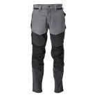 Pantalon de travail avec poches genouillères MASCOT Customized - 22379-311-GRIS ANTHRACITE/NOIR-52-76