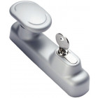 Module extérieur fapim antipanique bouton fixe + cylindre - gris - 8585-g5