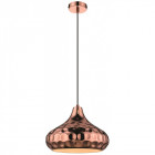 Suspension cuivre devon l36 1 lumières