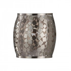 Applique zara, acier brossé, 1 ampoule