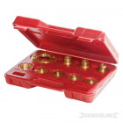 Coffret de 10 bagues de copiage pour défonceuse 5/16" / 3/4" / 7,9 - 20,2 mm SILVERLINE 245122 Coffret de 10 bagues de copiage pour défonceuse 5/16" / 3/4" / 7,9 - 20,2 mm SILVERLINE 245122