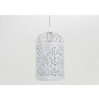 Suspension moucharabieh blanc antique