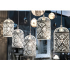 Suspension moucharabieh blanc antique