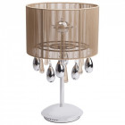 Lampe de table chromée elegance 4 ampoules 49 cm