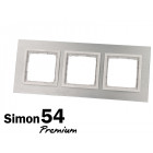 Plaque grise triple inox