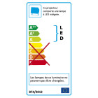 Spot solaire 2x5w led 600 lumens avec detecteur
