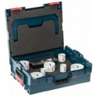 Coffret assortiment BOSCH 7 Scies trépans + 4 Mèches - Pour tout matériaux - 2608580B42