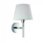 Applique transition, acier inoxydable, avec abat-jour