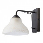 Applique murale marron country 1 ampoule 25 cm