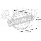 Petit arrosoir déco 75cl en zinc