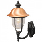 Applique d'extérieur noire street 1 ampoule 33 cm