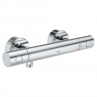 Mitigeur thermostatique douche grohtherm 800 + barre de douche + porte savon + douchette tempesta