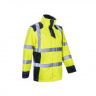 Parka de pluie hv haute visibilité robuste coverguard sangaku - Couleur et taille au choix