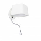 Aplique murale blanche sweet 1 ampoule