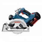Scie circulaire bosch gks 36 v-li - 2 batteries 36v 2.6ah li-ion ø165mm, coffret + lame de scie carbure - 0601673r02