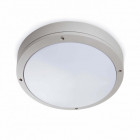 Plafonnier de jardin gris yen 1 ampoule