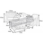 Salon en rotin gris oprah