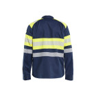Chemise multinormes Marine/Jaune-Fluo 32291517 - Taille au choix