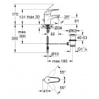 Mitigeur lavabo Euroeco GROHE 32732000