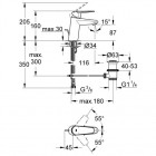 Mitigeur lavabo Eurodisc Cosmopolitan GROHE 33190002