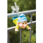 Nain de jardin à suspendre pour balcon