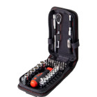 Jeu de clés à douilles et jeu d'embouts 1/4' - WIHA - 41 pièces - 44684