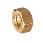 Écrou 6 pans laiton pour collet battu femelle F1/2' (15x21) NOYON & THIEBAULT - Ø 14 mm - 112-1514L1